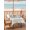 Blue, variant on Easter Rabbits Outdoor Tablecloth - 54x80 Inch Rectangle Dining Table Cover, Spring Eggs Tulips Daisy Wreath Bunny Blue Plaid Waterproof Outdoor Table Cloth with Umbrella Hole & Zipper for Patio
