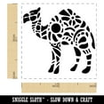 thumbnail image 2 of Intricate Dromedary Arabian Camel Self-Inking Rubber Stamp Ink Stamper - Red Ink - Small 1 Inch, 2 of 7