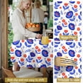 thumbnail image 5 of Pioneer Flower Floral Print Pattern Round Tablecloth 60 X 60 Inch, Wrinkle Resistant Wipeable Table Cloth for Kitchen Dining Picnic Patio Party, 5 of 6