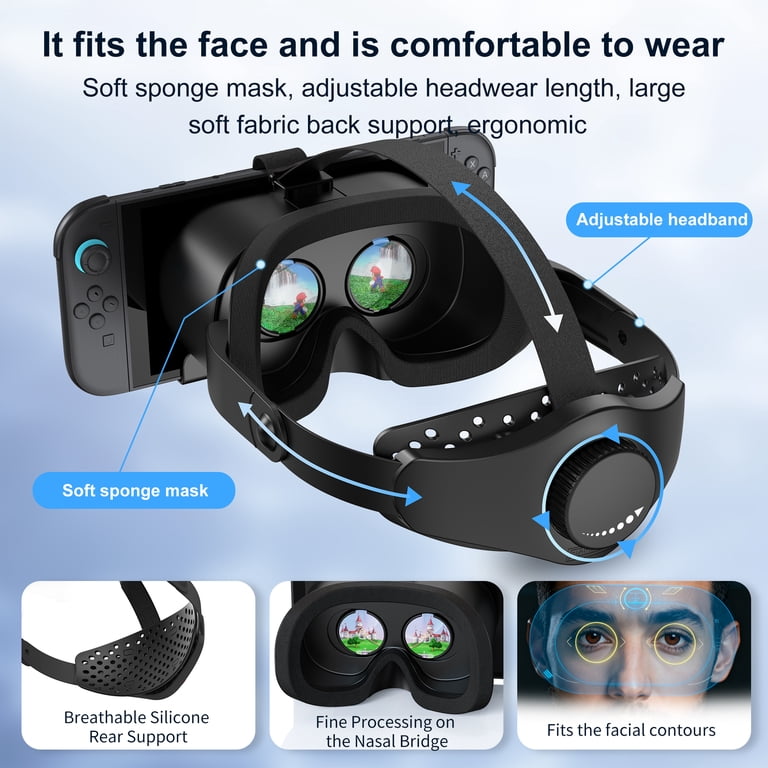 Newest VR Headset for Nintendo Switch 2 Model, 3D VR Glasses with