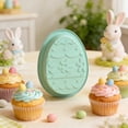 thumbnail image 6 of 8.1inch Big Size Easter Bunny Easter Rabbit Easter Egg Cake Pan 3D Silicone Christmas Baking Molds for Easter Holiday Parties (Easter Egg), 6 of 6