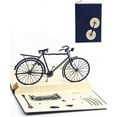 thumbnail image 1 of 3D Bicycle Pop Up Birthday Card Anniversary Card Graduation Card Children's Day (style 2), 1 of 5