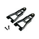 thumbnail image 3 of 2 piezas de brazo inferior delantero y trasero a escala 1/12, piezas de actualización para coche RC, alta resistencia y fácil de instalar. Plateado negro, 3 of 9