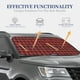 thumbnail image 4 of Balery Red Black Plaid Parasol para parabrisas de coche de 2 piezas | Parasol plegable para parabrisas delantero de coche para la mayoría de sedanes-Large, 4 of 6