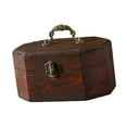 thumbnail image 5 of Jewelry Box Trinket Box Storage Organizer with a Wooden Retro Design for Women Girls Rings and Necklaces, 5 of 9