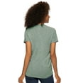 thumbnail image 2 of Felina | Slub Jersey Crew Neck T-Shirt (Lily Pad, XX-Large), 2 of 2