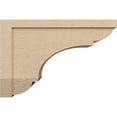 thumbnail image 3 of 12"W x 36"D x 24"H Classic Bryant Rough Cedar Woodgrain TimberThane Corbel, Primed Tan, 3 of 6