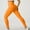 Orange, variant on POROPL Womens Leggings High Waisted Tight Slim Leggings Stretch Yoga Athletic Workout Size S-L