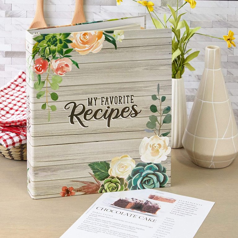 Walmart 3-Ring Recipe Binder with 12 Divider Tabs, 2-Sided Pocket, and Sticker Sheets (10 x 11.5 In) - Walmart.com Walmart 3-Ring Recipe Binder with 12 Divider Tabs, 2-Sided Pocket, and Sticker Sheets (10 x 11.5 In) - Walmart.com