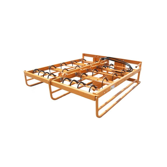 24 Hooks Hay Grapple Hay Bale Accumulator Farm Equipment Skid Steer Attachment