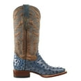 thumbnail image 5 of Tanner Mark Boots Womens  Tanner Mark  Ostrich Bone Top Boot 8 B Blue, 5 of 5