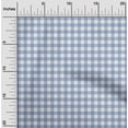 thumbnail image 1 of oneOone Viscose Chiffon Fabric Gingham Check Print Fabric BTY 42 Inch Wide, 1 of 4