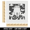 thumbnail image 2 of Giant Yule Cat Looming Over Village Christmas DIY Cookie Wall Craft Stencil - 7.0 Inch, 2 of 5