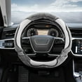 thumbnail image 7 of Rbaofujie Cute Steering Wheel Cover Car Steering Wheel Cover Car Warm Non-slip Handlebar Cover Winter Antifreeze Hand Car Steering Wheel Cover Western Steering Wheel Cover, 7 of 7