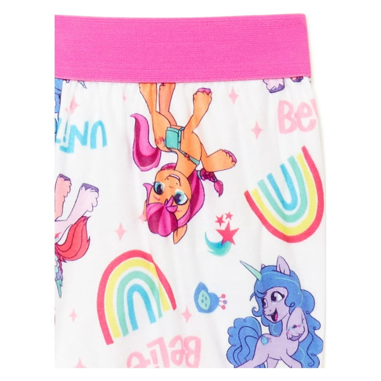 My Little Pony Girls Exclusive 2 Pack Pajama Pants Sizes 4 12
