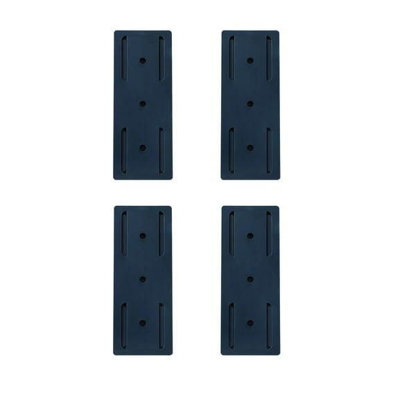 Tdoenbutw Clearance Power Strip Fixator No Self Adhesive Plug Retainer Wall Mount Punch Power Strip Fixator For Desk Wall Kitchen Wifi Router Remote Control 4Pc Blue