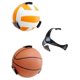 thumbnail image 3 of 1pc Plastic Ball Claw Wall Mount Basketball Holder Football Rugby Storage Rack Ball Display Bracket Space Saver Banmo, 3 of 3