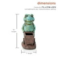 thumbnail image 5 of Alpine Corporation Frog Holding a Wagon Statue, 15 Inch Tall, 5 of 12