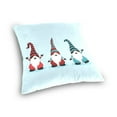 thumbnail image 3 of Gnome Christmas Cartoon Cute Square Throw Pillow Covers Couch Decorative Pillow Cases Outdoor Sofa Cushion Cover Modern Decor for Bed Living Room 18" x 18", 3 of 7