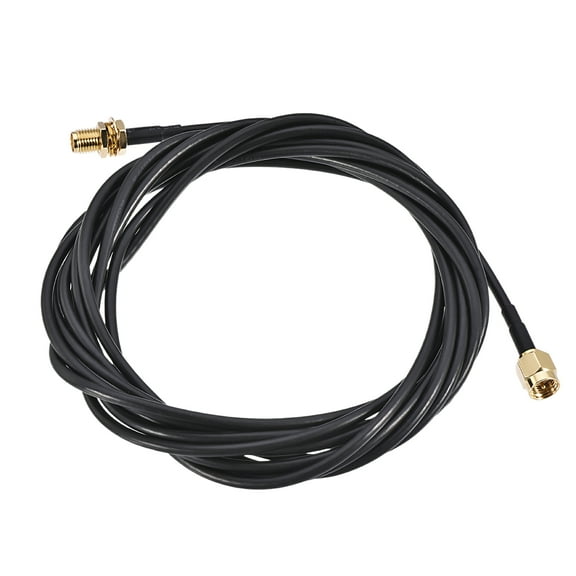 Uxcell 10M / 32.8 Ft RF RG174 Coax Cable SMA Male to SMA Female Bulkhead Antenna Cable