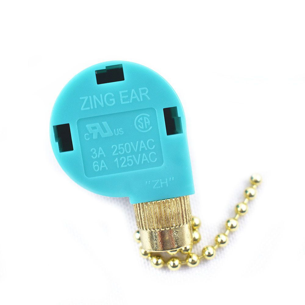 Electrical Supplies Zing Ear Ze 268s1 Switch 4 Wire 3 Speed Ceiling Fan