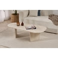 thumbnail image 2 of Nordure Ovalis - Travertine Travertine Coffee Table, 2 of 8