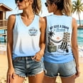 thumbnail image 2 of HCYSFG Womens Too To Care Club Graphic Tank Tops My Give A Damn Is Broken Funny Quote V Neck Sleeveless Summer Beach Vacation Casual Tee Cami, 2 of 4