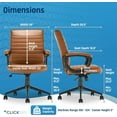 Transform 3.0 Extra Comfort Ergonomic Back Channel Stitching Desk Chair, with Padded armrests