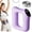Purple, variant on Fascia Ring Massager, Multifunctional Adjustable Vibrating Muscle Ring with 3 Modes & 5 Levels for Body Relaxation, Portable Design