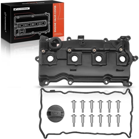 A-Premium Engine Valve Cover with Gasket Compatible for Nissan Altima 2013-2018, 3.99 lbs