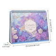 thumbnail image 6 of 2025 Desk Calendar 12 Months Standing Calendar Desktop Stand Up Calendar Daily Life Planner Organizer for Office Kitchen Classroom, 6 of 8