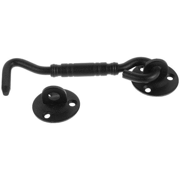 Raindrops Hook And Eye Latch Heavy-Duty Metal Latch Household Window Door Latch Window Door Latch Replacing Hook Latch Sturdy Hook Latch Part