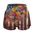 thumbnail image 5 of Women's Summer Skirts Casual Printed Tennis Skirt with Pockets Sport Yoga Shorts Activewear Summer Swing Gray 3XL, 5 of 6