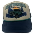 thumbnail image 2 of Rocky Mountain National Park Men's Retro Vintage Foam Trucker Hat Cap in Navy, 2 of 4