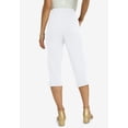 thumbnail image 3 of Jessica London Women's Plus Size Soft Ease Capri, 3 of 5