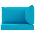 thumbnail image 4 of vidaXL Pallet Cushions 3 pcs Light Blue Oxford Fabric, 4 of 9