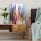 thumbnail image 5 of Qisvanset Blue Monstera Leaf Canvas Print 12x16 Inch Study Dining Art, 5 of 8
