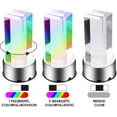 thumbnail image 4 of Mudder 7 LED Rotating Display Stand Light Colorful Crystal Base Cup Turner Platform 360 Degree Display Spinner with USB Cable for Tumbler Cup Crystal Glass Jewelry Art Craft Gift, 4 of 7
