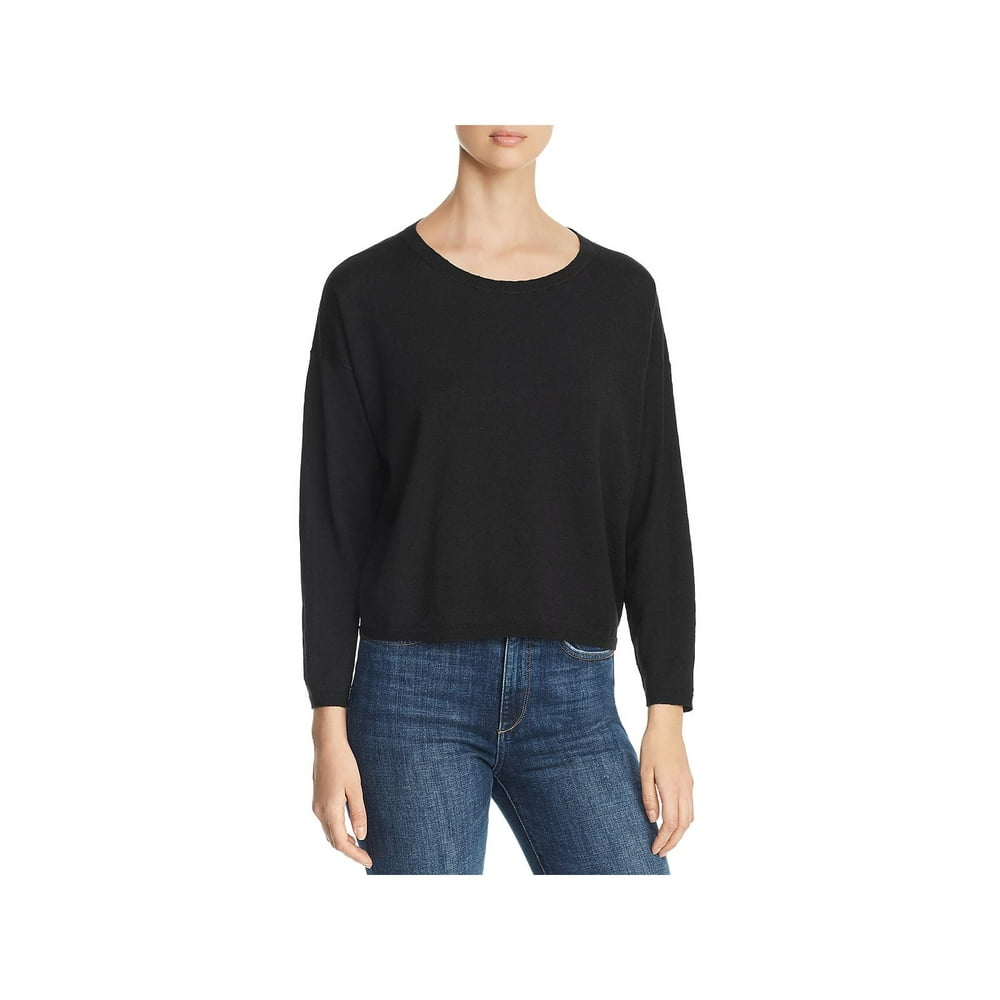 Eileen Fisher Eileen Fisher Womens Organic Linen Blend Ribbed Trim