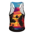 thumbnail image 3 of HaoXianJian Men's Tank Tops Summer Sleeveless Tee Cool Workout T-Shirts Beach Palm Tree Athletic Workout Colorful Graphic Top Tees Shirt Hawaiian Tank Tops for Men S-4X, 3 of 4