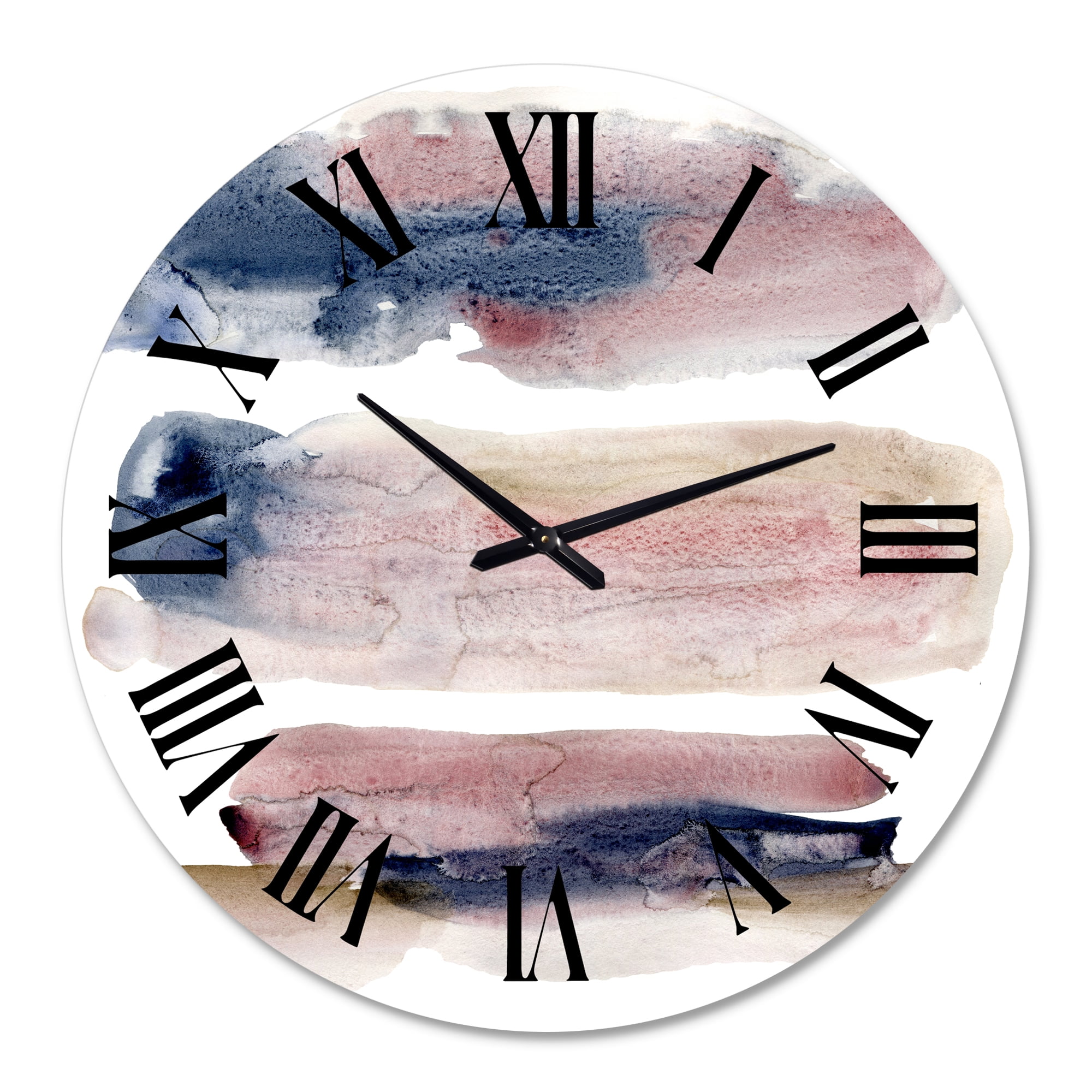 Designart 1 in Modern,Contemporary Wall Clock
