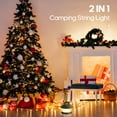 thumbnail image 3 of LC-dolida 65.6ft Camping String Lights, Retractable Waterproof LED Lights, 3000mAh Rechargeable, Yard, RV, Hiking, Outdoor Patio, Holiday & Party Decor, 3 of 10