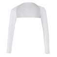 thumbnail image 2 of Cubierta de brazo musulmán Sunnimix una pieza de manga larga encogimiento de hombros Hijab blanco, 2 of 8