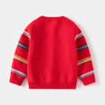 thumbnail image 5 of Staki Sweatshirt for Boy Boys' and Toddler Long Sleeve Crew Neck Pullover Sweater (Red,6-7 Years), 5 of 9