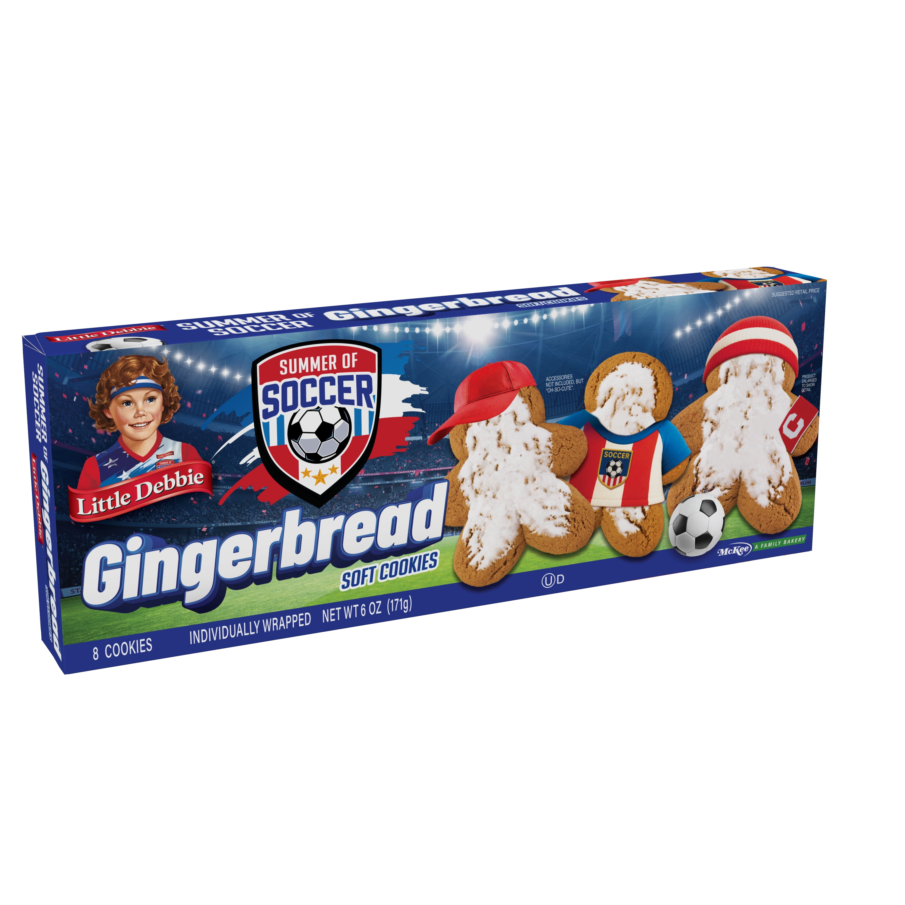 Snack Cakes, Little Debbie Family Pack Gingerbread Cookies