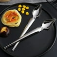thumbnail image 5 of 4 Pcs Stainless Steel Culinary Precision Drawing Deco Spoon Set, Sauce Plate Decorating, 5 of 6