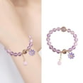 thumbnail image 2 of SUSHANG Bracelet Colorful Flower Amethyst Children'S Bracelet Female Bracelet Crystal Beaded Bracelet Elastic Rope Bracelet, 2 of 9