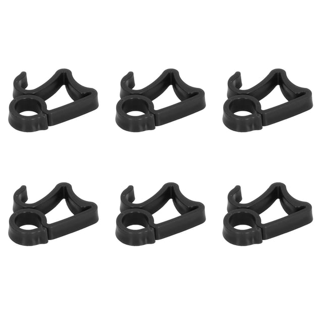 Holiday Light Clips, Simple Installation Plastic Waterproof Christmas Gutter Light Clips 150pcs Reusable For Party Black