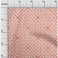 thumbnail image 2 of oneOone Polyester Spandex Dark Peach Fabric Geometric Fabric For Sewing Printed Craft Fabric By The Yard 56 Inch Wide, 2 of 4