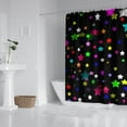 thumbnail image 3 of 72x84 Inch Fashionable Minimalist Shower Curtain Waterproof Bathroom Decor - Premium Aesthetic Polyester Fabric with Rust-Resistant Grommets & 12 Hooks - Quick Dry Fade-Resistant for Home/Hotel, 3 of 5